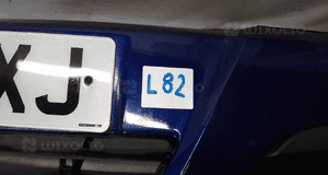 Zderzak przód przedni opel astra h 3 iii Z21B granatowa halogeny 2