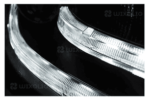Lampy H7 audi A4 B8 08-11R led do jazdy dziennej 3