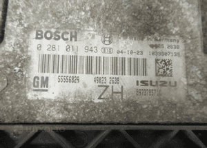Zestaw startowy komputer opel astra 3 iii Z20R 1.7 cdti 100 km 2004- 8