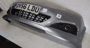 Zderzak przód przedni opel astra h 3 iii gtc Z163 szary halogeny 3