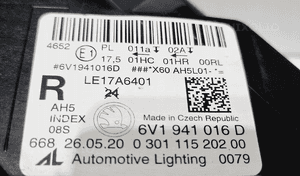 Reflektor lewy prawy lampa skoda fabia iii lift europa 5