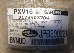 range rover VOGUE L322 3.6 V8 SPRĘŻARKA pompa kompresor klimatyzacji 8