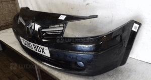 * ZDERZAK PRZÓD PRZEDNI DO RENAULT MEGANE II 2 LIFT FL HALOGENY NV676 CZARNY 3