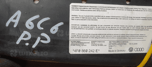 Poduszka fotela prawa pasażera Audi A6 C6 4F0880242E 5