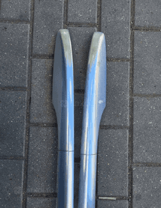 RELINGI DACHOWE komplet VW Passat B6 kombi lift srebrne chrom 6