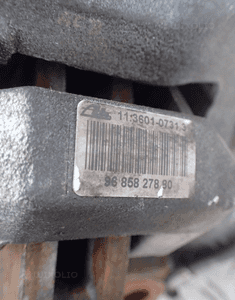 PIASTA TARCZA ZACISK PEUGEOT 508 LEWY PRZÓD 9685827880 RADOM 2