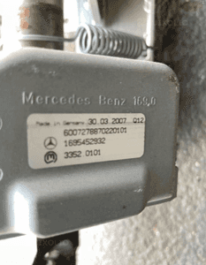 Mercedes b 245 a 169  sztyca kierownicy krzyżak 4