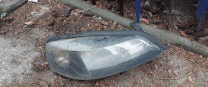 Przod przednia lampa prawa opel astra g bertone 2