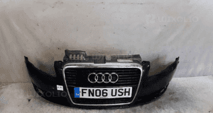 Zderzak przód przedni audi A4 B7 lift fl  s line  LY9B czarny halogeny 1