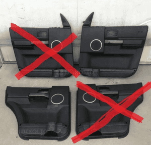 Boczek tapicerka prawy lewy Land Rover Discovery 3 III 04-09r 1