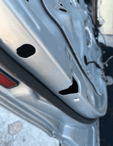 MERCEDES GL ML 164 drzwi prawe lewe przód listwa chrom zamek lakier 775  723 15