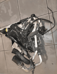 Audi Q7 4L lift webasto ogrzewanie postojowe dogrzewacz mocowanie rury oryg 9