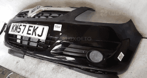 Zderzak przód przedni do opel corsa d pod halogeny Z20R czarny 3