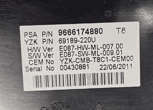 Peugeot 3008 5008 1.6 THP VTi zegar licznik 9666174880 3