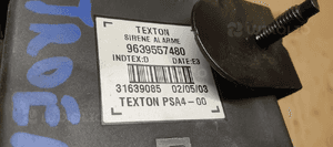 Syrena alarmu sygnał dźwiękowy Citroen C5 9639557480 6