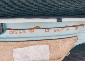 Boczek Boczki Tapicerka Głośnik Tył Tylna Jasna VW Golf IV 4 3D 3 Drzwi 16