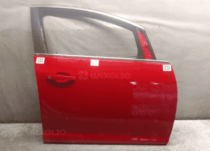 Drzwi przód przednie prawe do opel astra j 4 iv 5D 5 drzwi hb Z50B czerwone 1