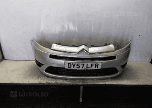 Zderzak przód przedni do citroen C4 grand picasso ezrc srebrny halogeny 2