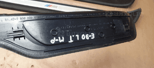 Nakładki listwy progu przód tył M-Pakiet BMW 3 E90 7907160 7906900 14