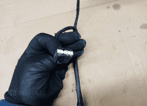 Wiązka instalacja drzwi lewy przód Ford Transit MK7 9C1T-14A631-AA 4