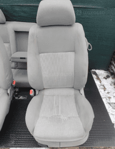 Fotele Fotel Kanapa Welur Jasne Siwe Podlokietnik VW Golf IV 4 3 drzwi komplet 4