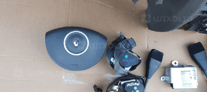Konsola Airbag pasy Renault Megane II poduszki komplet 7