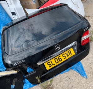 MERCEDES B 245 szyba tylna chrom klapy tylnej lampki oświetlenia tablicy oryginał  a 169 b 245 2