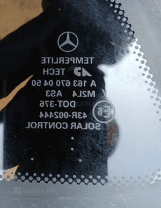 Szyba karoseryjna prawy tył tylna prawa Mercedes ML W163 A1639700450 5