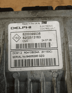 Komputer sterownik silnika Nissan Note E11 1.5DCI 4