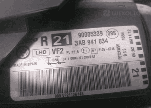 Lampa przód prawa vw passat B7 xenon skrętny led 3AB941034 4