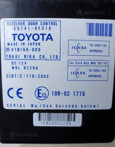 Toyota corolla verso moduł drzwi 89741-0F010 3