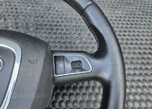 Kierownica Czarna Skóra Multifunkcja Air Bag Poduszka Wtyczka AUDI A4 B8 A5 A6 10