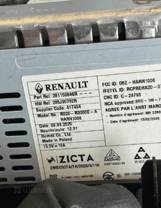 Radio nawigacja trafic iv 4 281150846R org fv 7
