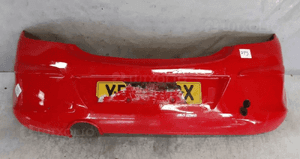 Zderzak tył tylny do opel corsa d kod kolor Y547 czerwony 1