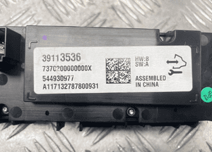 Opel insignia b sterownik panel przełącznik klimatyzacji 39113536 6