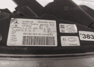 Mercedes W204 GLK Lampa Xenon Skr. R - 15124 6
