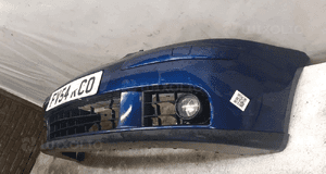 Zderzak przód przedni vw volkswagen golf 5 v LD5Q granat granatowy halogeny spryskiwacze lamp xenon 3