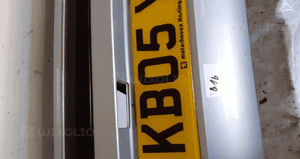 ^ ZDERZAK TYŁ TYLNY DO PEUGEOT 407 PDC EYL BŁĘKITNY 2
