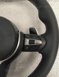 BMW F10 F11 F20 F30 KIEROWNICA MULTIFUNKCYJNA ŁOPATKI NIEBIESKO CZERWONA NIĆ NOWA 5