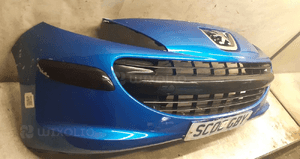 Zderzak przód przedni do peugeot 207 kmf niebieski 4