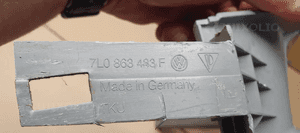Listwa osłona słupka progu lewy przód VW Touareg 7L0863483F 5
