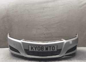 Zderzak przód przedni opel astra h 3 iii lift fl Z157 srebrny 1