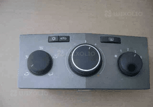 Opel Astra H III 3 panel sterowania nawiewem 13201289 5