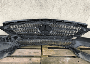 Zderzak przód przedni mercedes c klasa W205 2014- kompletny grill kratki 7