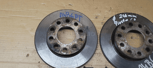 Tarcze hamulcowe tył tylne klocki Audi A4 B6 245mm 2