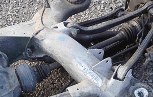 Zawieszenie dyfer połos wahacz mercedes sl R230 9