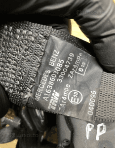 Mercedes ML 163 pasy napinacze pas napinacz 8
