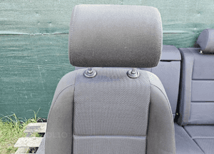 Fotele Fotel Kanapa Skladana Welur Czarny Soul Podlokietnik Audi A4 B6 Sedan Kombi Komplet 14