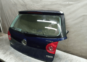 / KLAPA TYŁ TYLNA BAGAŻNIKA VOLKSWAGEN GOLF 5 V HB LD5Q GRANATOWY 3