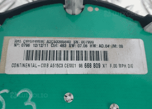 Citroen DS3 1.6 hdi licznik zegary 96668809XT radom 4
